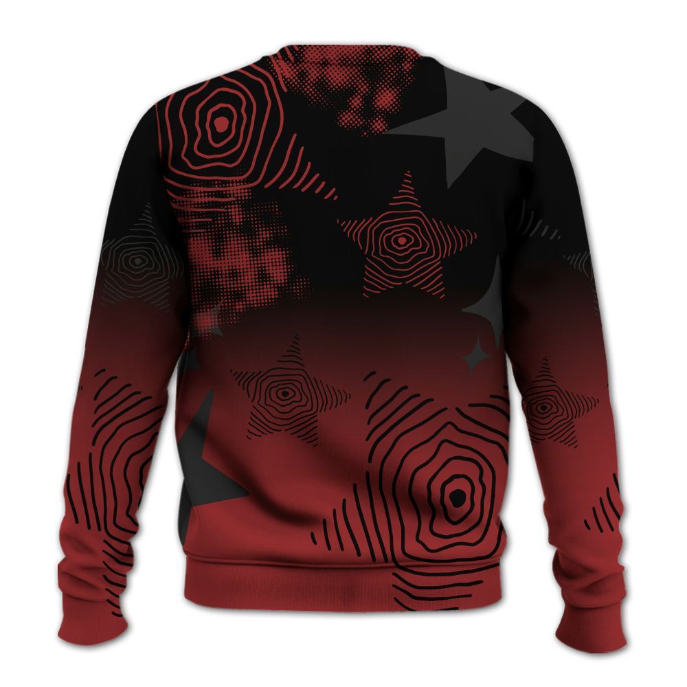 Sweatshirt To Match High 85 Bred 1s - Sneakerz Girlz Unique Starz All Over Print