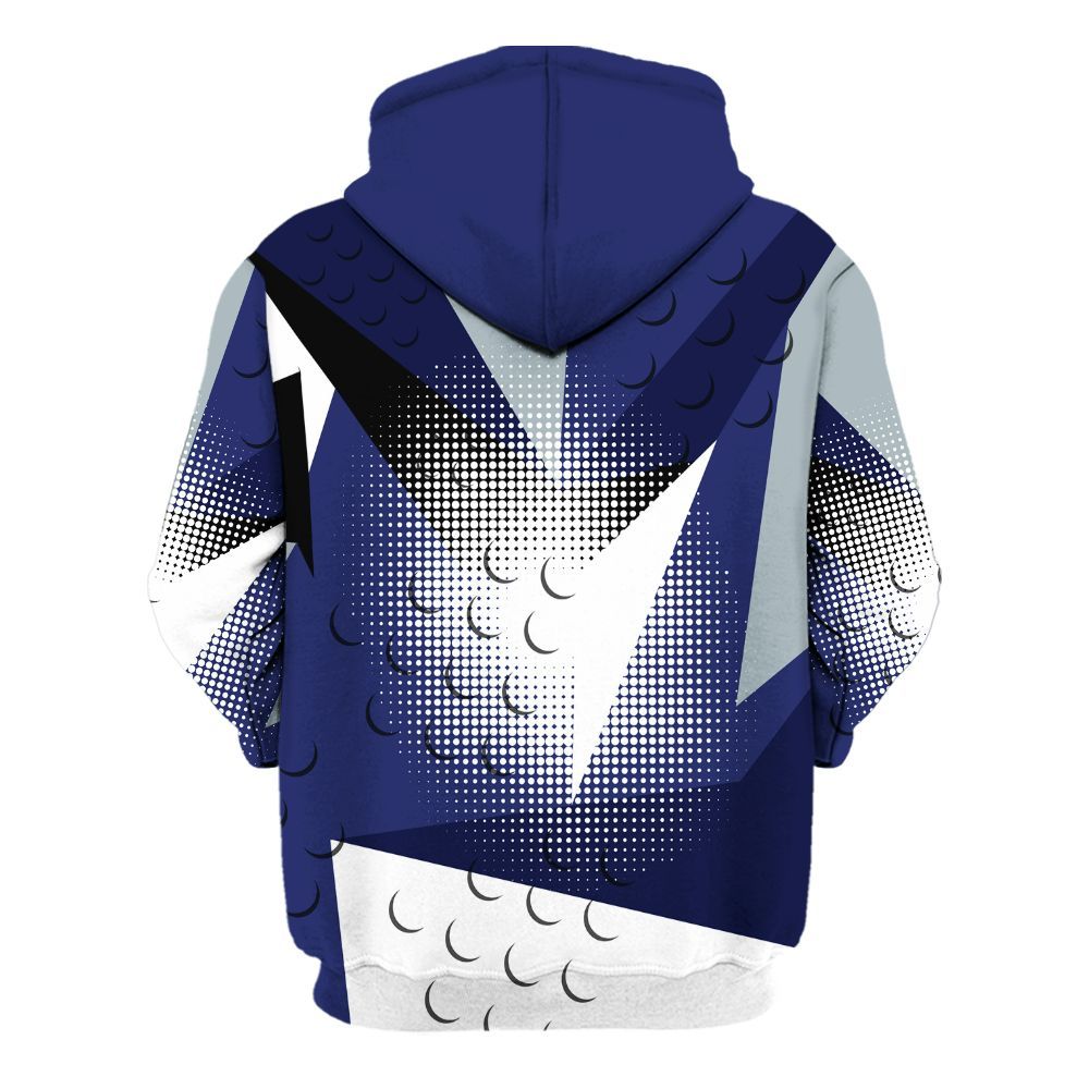 Hoodie To Match Midnight Navy 11s - Poly Custom Name Number 23 5s All Over Print