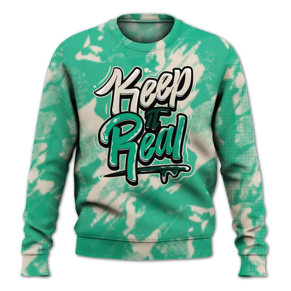 Sweatshirt To Match Oxidized Green 4s - Keeping It Reals Shirt Unisex Oufit All Over Print