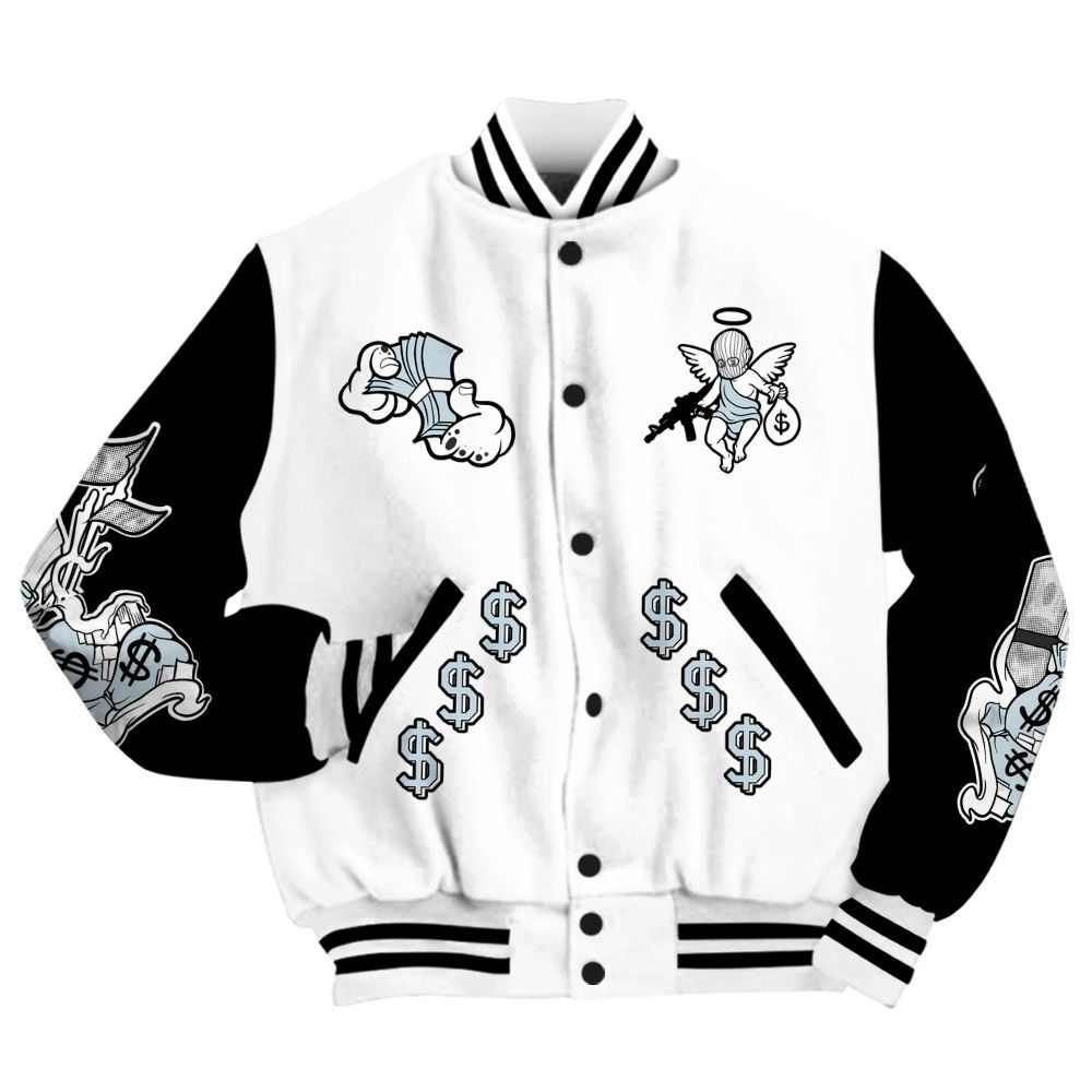 Varsity Jacket To Match Kobe 9 Protro Halo - Ones Move In Silence Graphic All Over Print