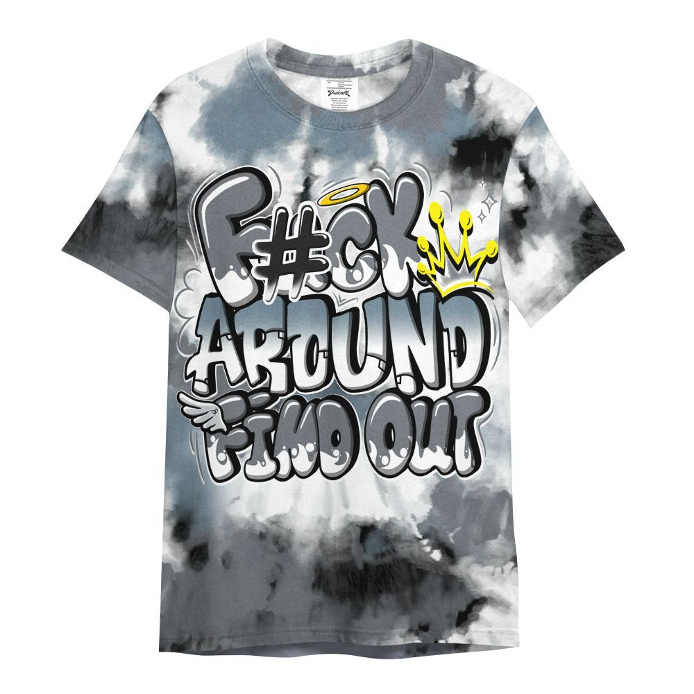 Shirt To Match Air Max DN Silver Bullet - Tie Dye FK Around Find Out All Over Print