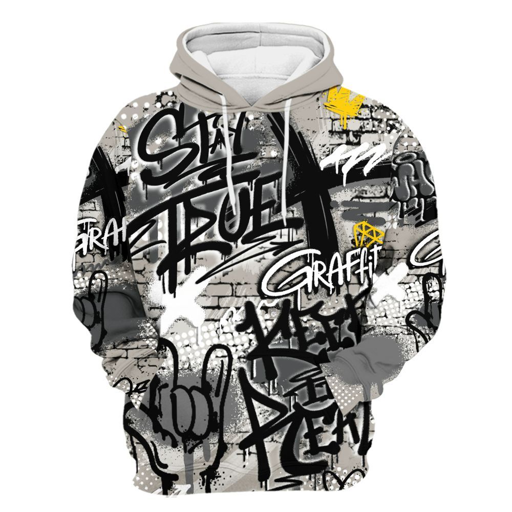 Hoodie To Match Dunk Low Appears Oreo - True It Real Graffiti Streetwear All Over Print