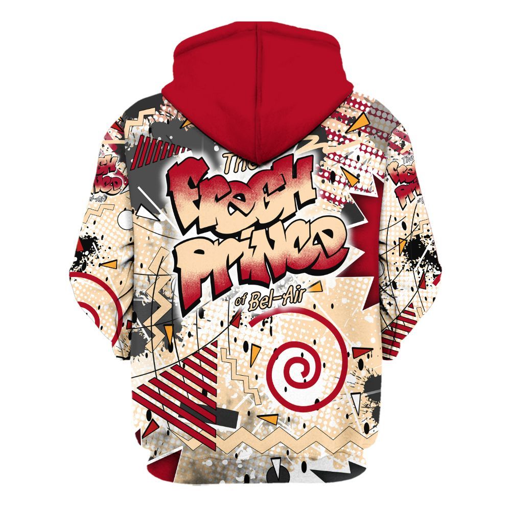 Hoodie To Match Retro Pizza GS 4s - Fresh Sneaker 90s All Over Print
