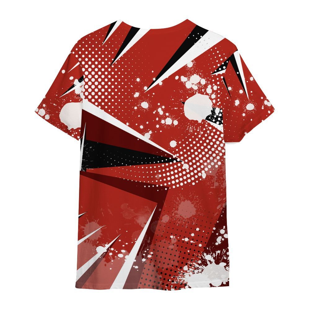 Shirt To Match SP Firewood Orange 4s - Poly Trust No One Dripping All Over Print