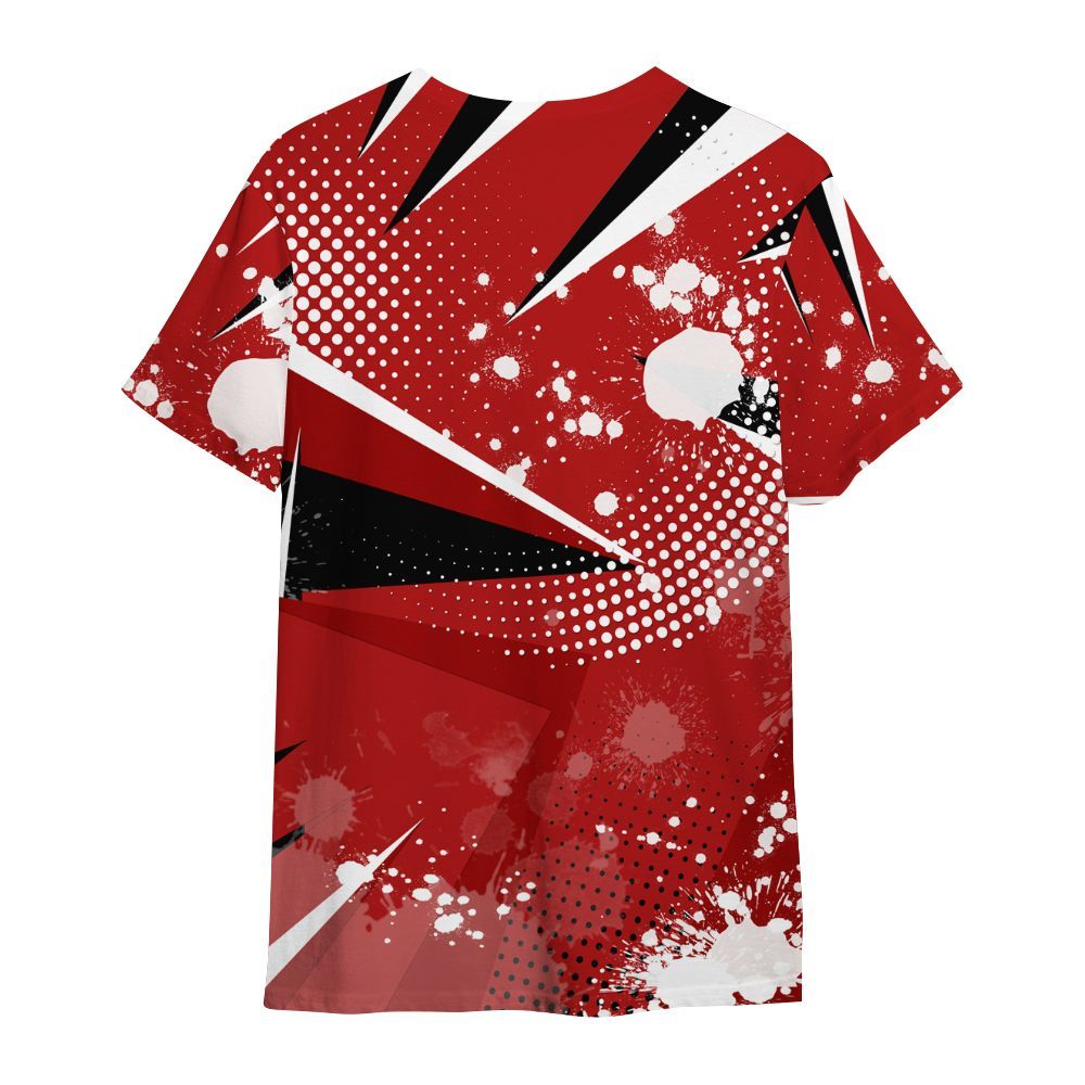 Shirt To Match Low Terror White University Red 1s - Poly Trust No One Dripping All Over Print