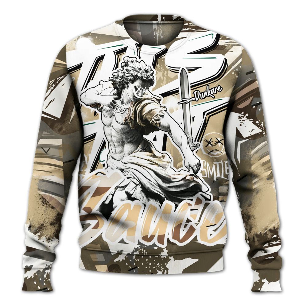 Sweatshirt To Match Desert Camo 3s - This That Sauce Retro All Over Print