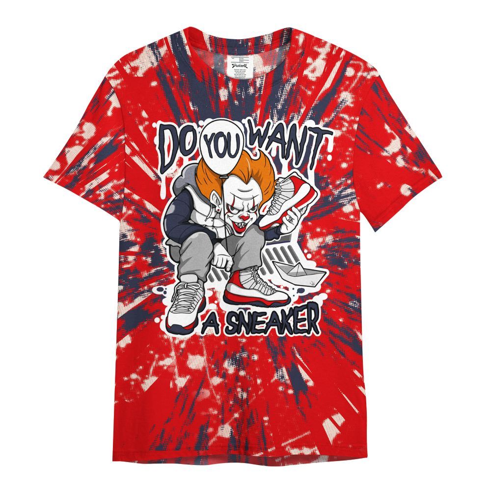 Shirt To Match Low OG Howard University 1s - Clown Scary Sneakers Graphic Halloween All Over Print