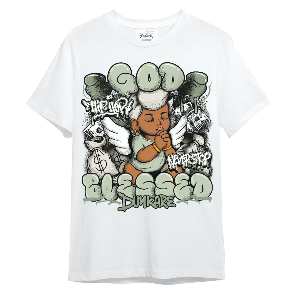 Shirt To Match Seafoam Sail 4s - God Blessed Graphic