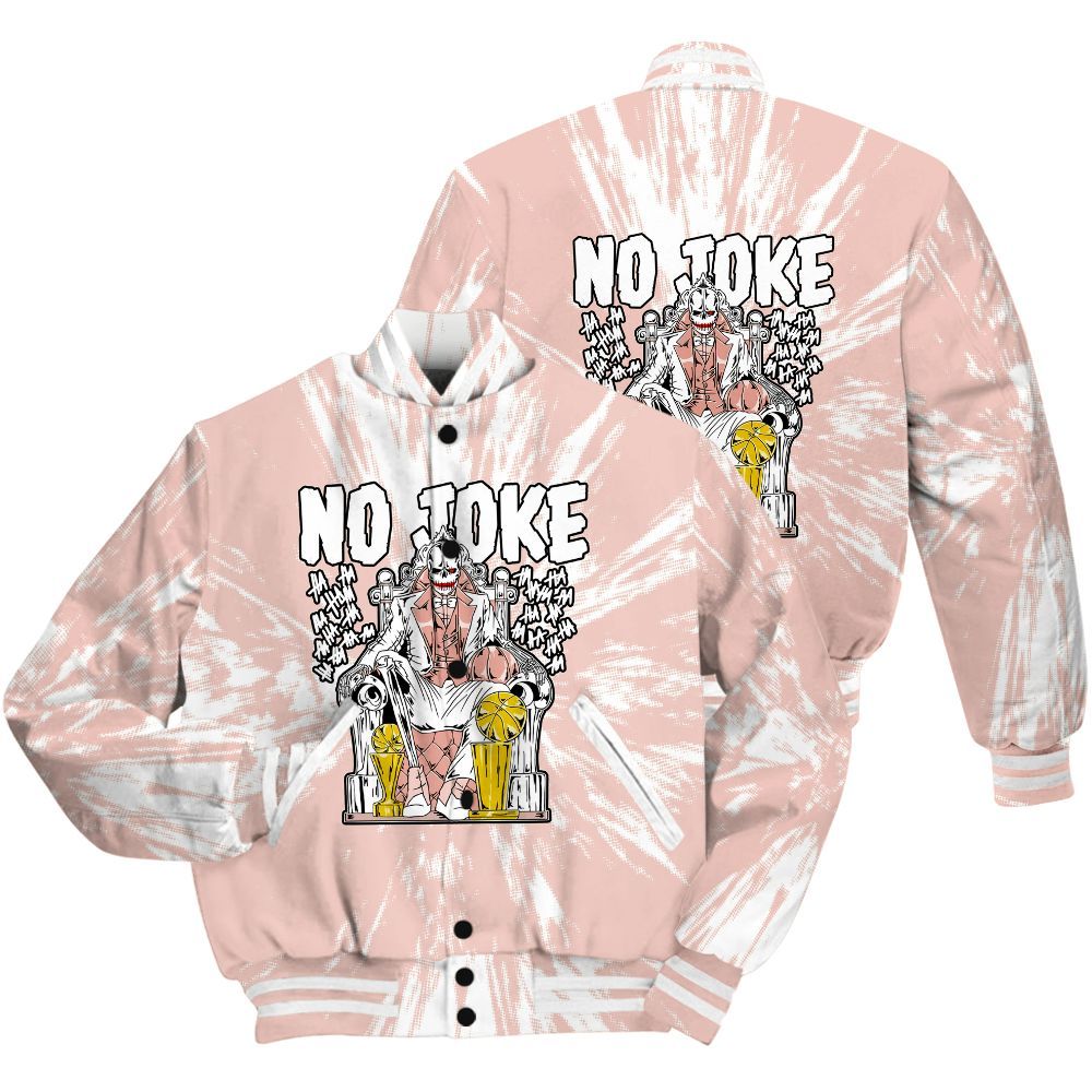 Varsity Jacket To Match Low Legend Pink 11s Shirt - Ain't Joke Skeleton Luxury All Over Print