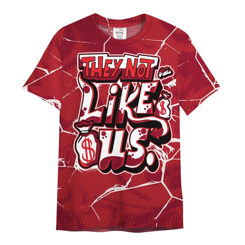 Shirt To Match Air DT Max 96 Love Letter - Dislike Us Crack All Over Print