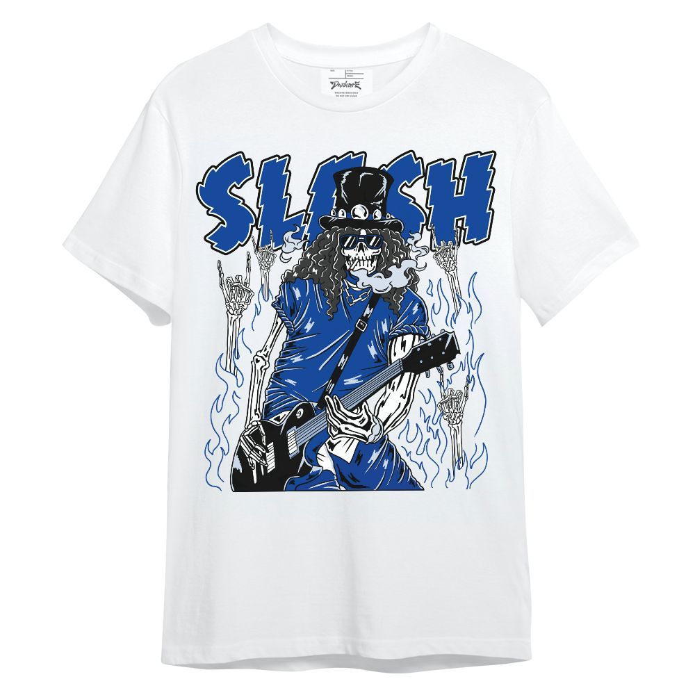 Shirt To Match Hyper Royal 12s - Slash Skeleton Unisex Shirt