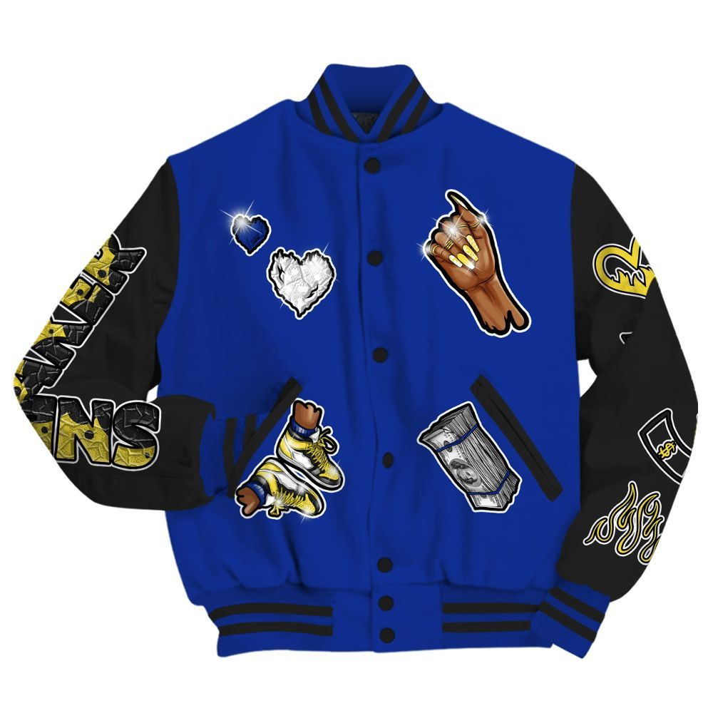 Varsity Jacket To Match Laney 14s - Sneakerz Girlz All Over Print
