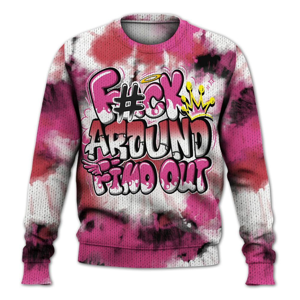 Knitted Sweater To Match KD 4 Aunt Pearl - Tie Dye FK Around Find Out