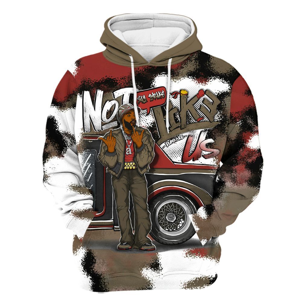 Hoodie To Match Olive 9s - They Dislike Us All Over Print