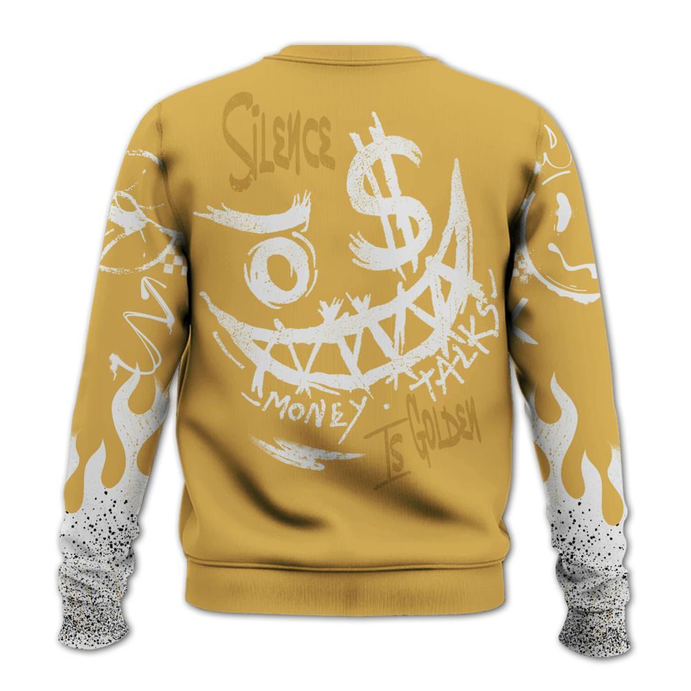 Sweatshirt To Match Retro Light Ginger 14s - Mouth Burning Street Style All Over Print