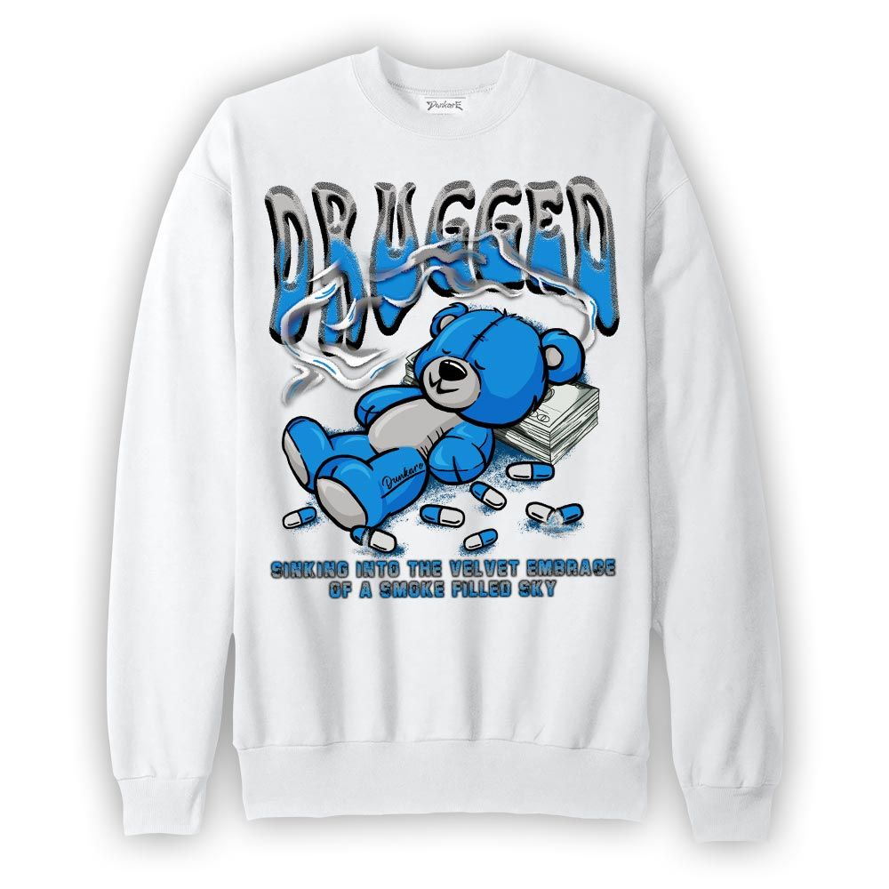 Sweatshirt To match Sweatshirt Drugged, Military Blue 4s Sweatshirt, To Match Sneaker Military Blue 4s, Sweatshirt NCMD