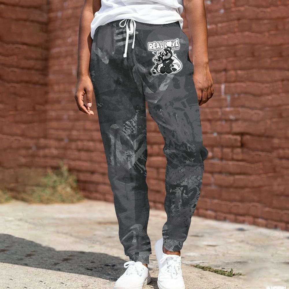Sweatpant To Match White Thunder 4s - Sincere Fondness Bear All Over Print