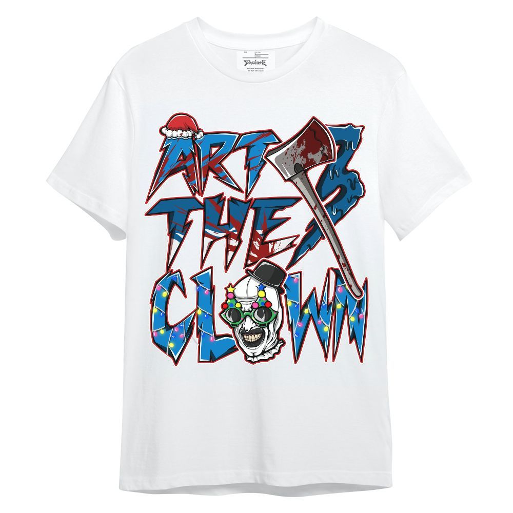 Shirt To Match Military Blue 4s - Art Clown Halloween Unisex Shirt