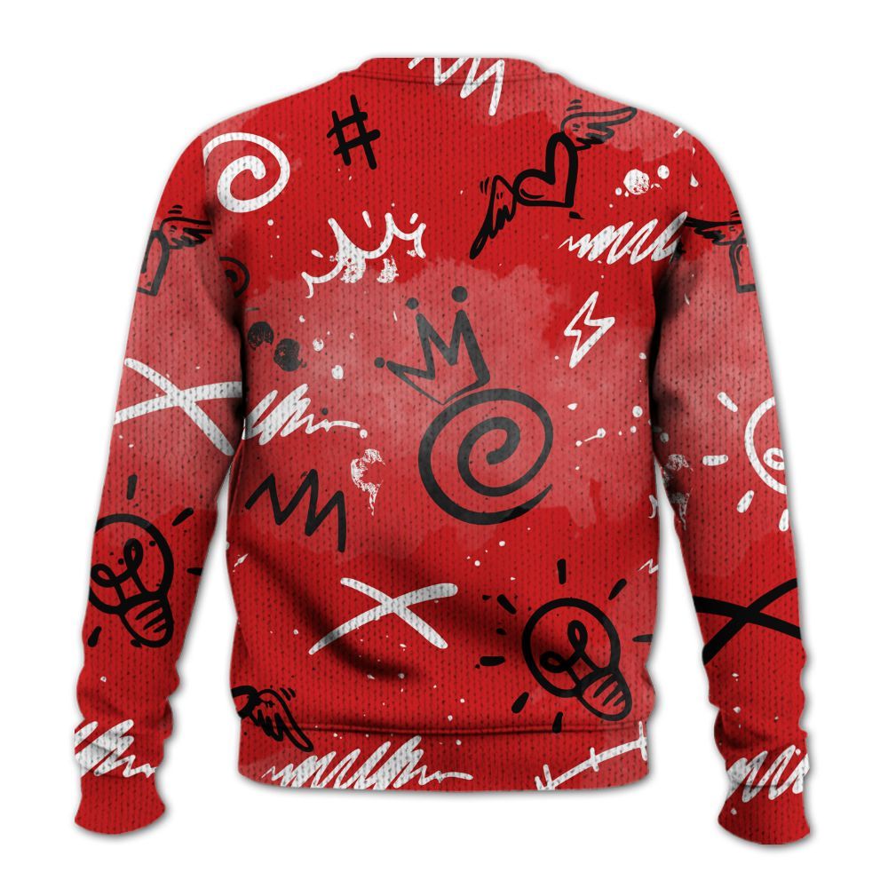 Knitted Sweater To Match Low Bred 11s - Drip Been Di2ferent