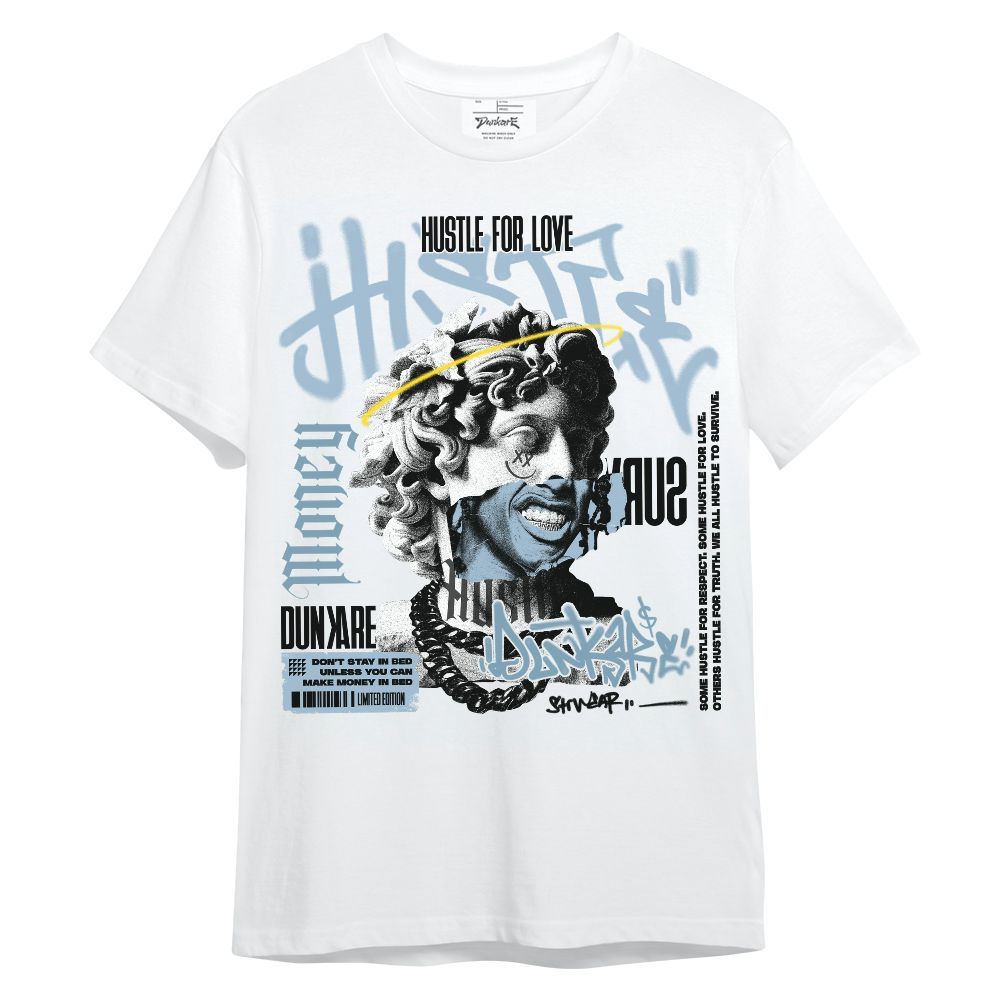 Shirt To Match Mid Ice Blue 1s - Hustles Streetwear Unisex Shirt