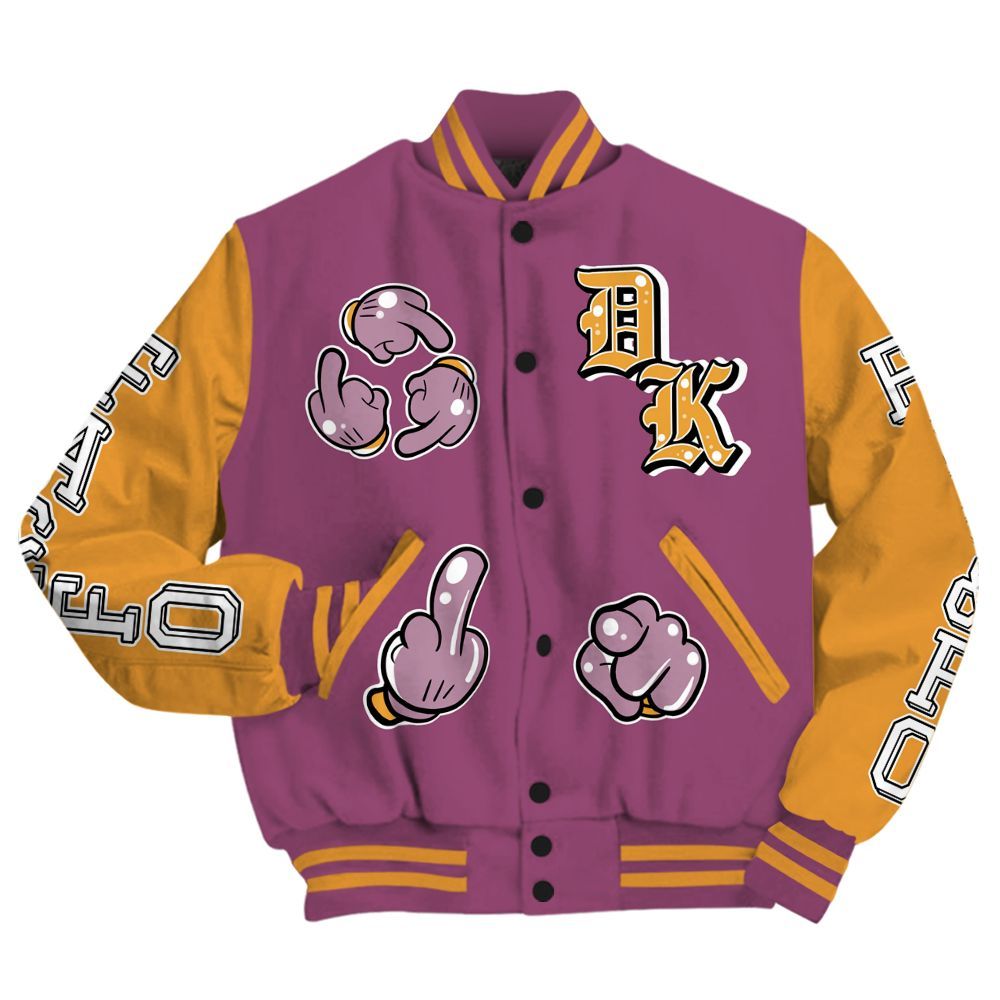 Varsity Jacket To Match High OG Brotherhood 1s - F Around Find Out Graphic All Over Print