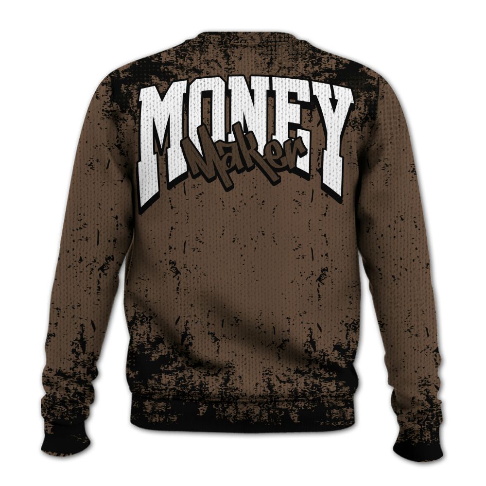 Knitted Sweater To Match Palomino 1s - Move In Silence Money Street Retro