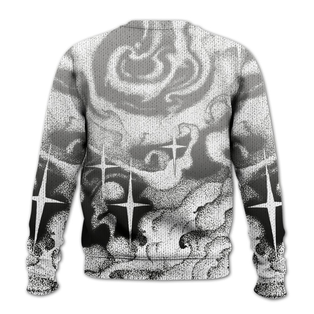 Sweater To Match OG Steel Grey 10s - Angel Hustle Money Graphic