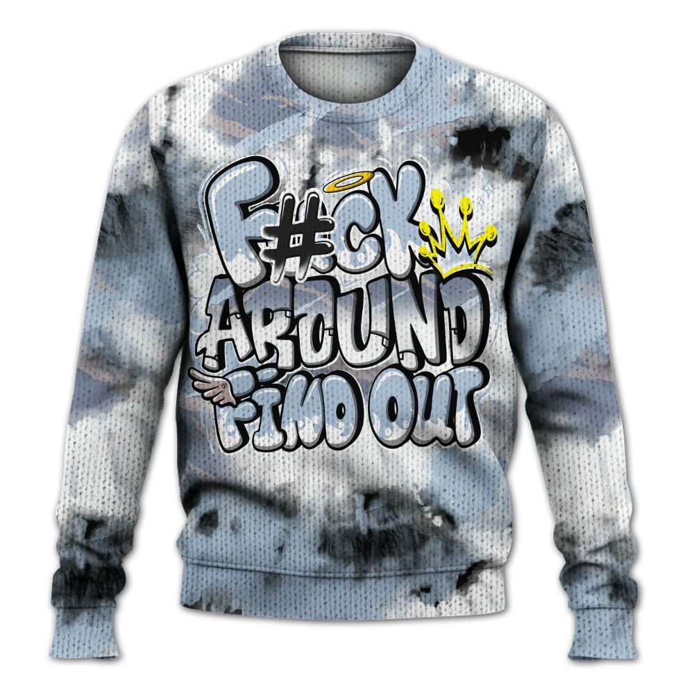 Knitted Sweater To Match Ja 2 Induction - Tie Dye FK Around Find Out