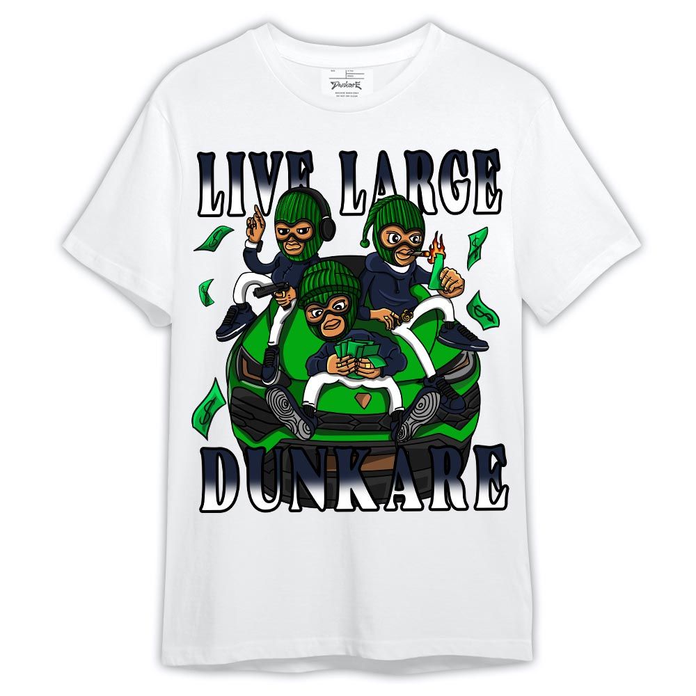 Shirt To Match Midnight Navy 13s - Live Large Shirt Outfit 1005 TCD