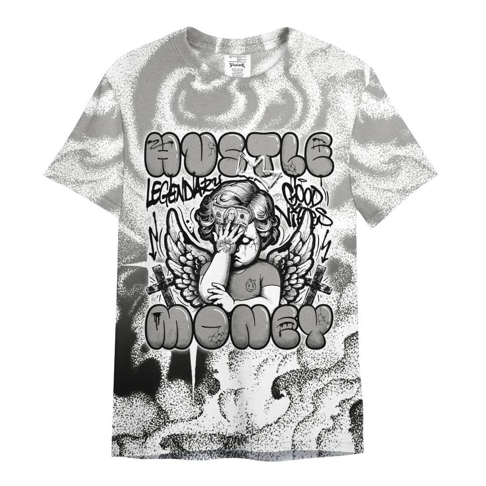 Shirt To Match OG Steel Grey 10s - Angel Hustle Money All Over Print