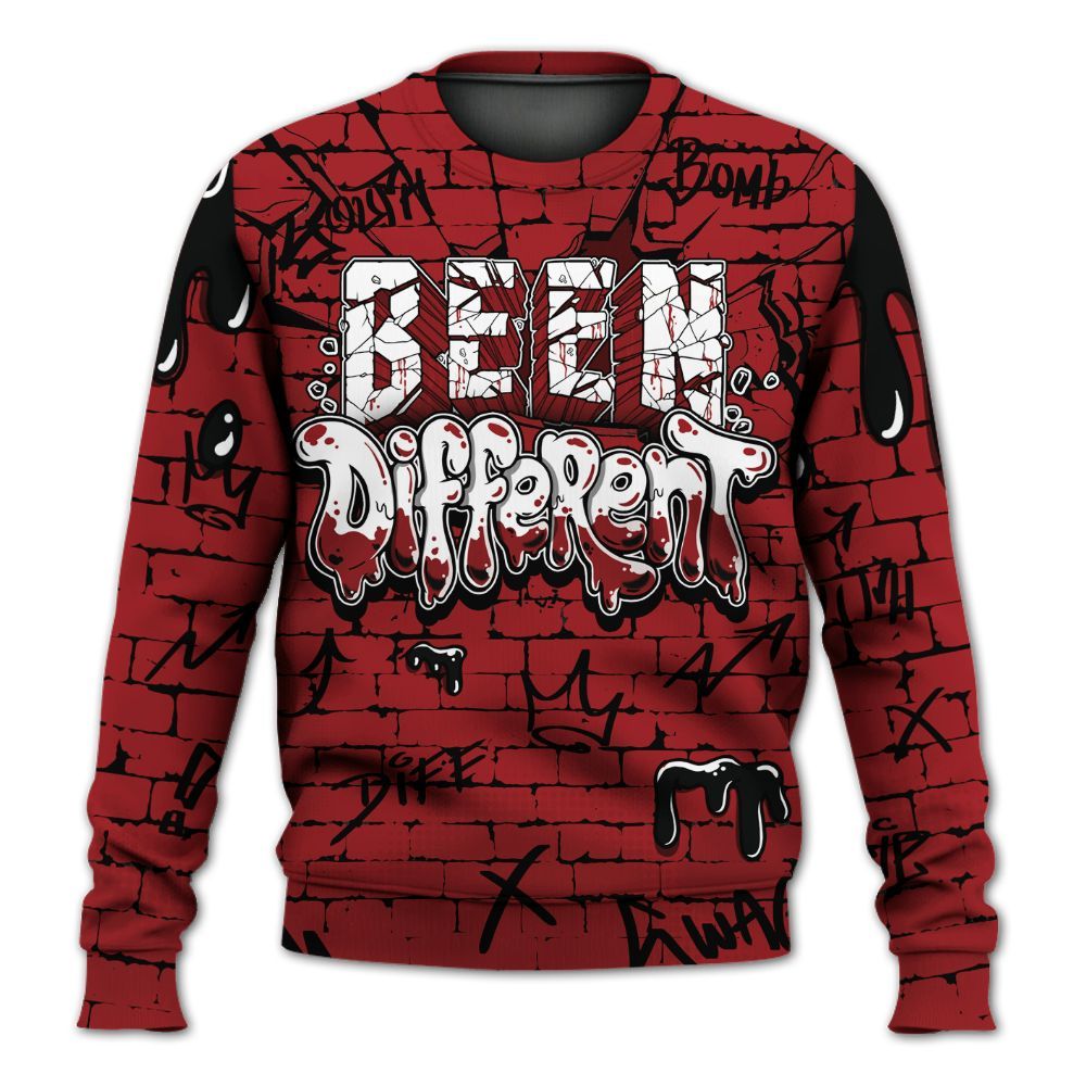 Sweatshirt To Match Alternate Flu Game 12s - Been Different Drippin Streetwear All Over Print