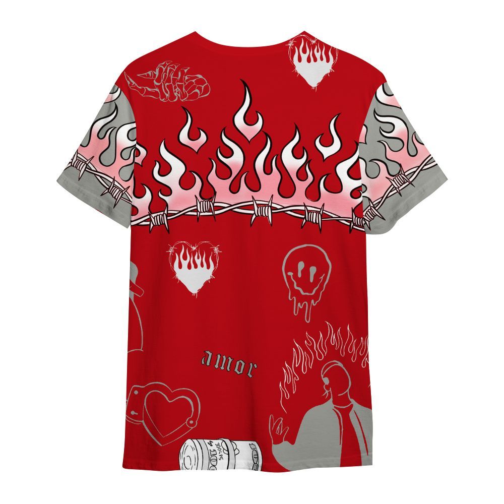 Shirt To Match Air Griffey Max Gray Reds 1s - Snake Trust No One All Over Print