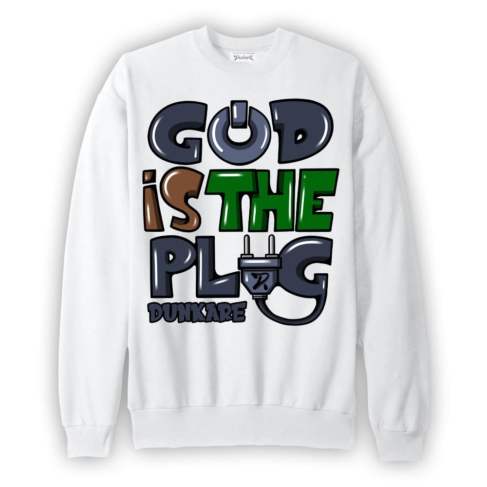 Sweatshirt To match Midnight Navy 13s Sweatshirt - God Is The Power Cord Graffiti Graphic