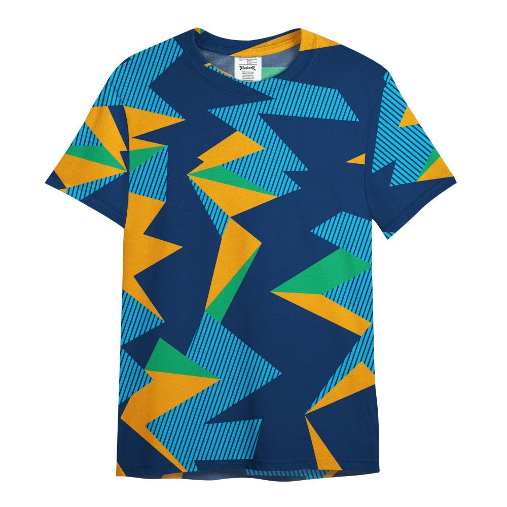 Shirt To Match Dunk Low GS Electric Algae - Geometric Camouflage Pattern All Over Print
