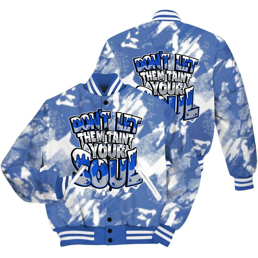 Varsity Jacket To Match Air Foamposite One Royal Shirt - Never Taint Your Soul Shirt Unisex Oufit All Over Print