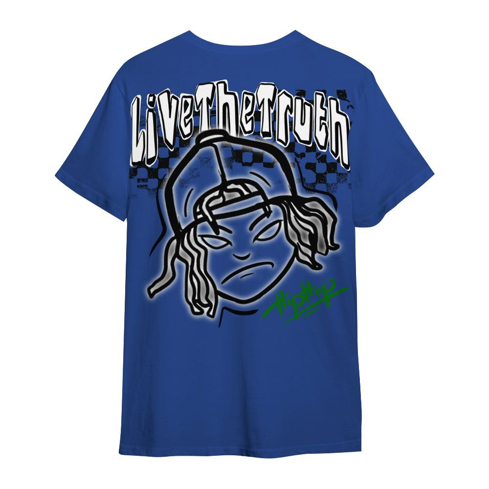 Shirt To Match Retro Hyper Royal 13s - Feel Life Street Style All Over Print