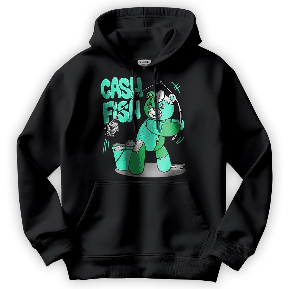 Sweatshirt To Match Black Green Glow 3s Hoodie - Moneys Fish Hugz Hoodie Unisex