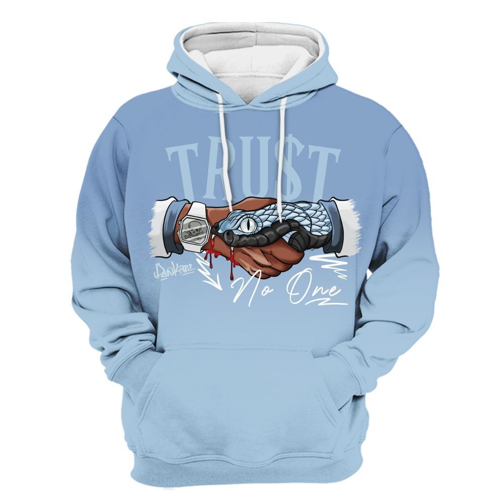 Hoodie To Match Forget Me Not 4s - Snake Trust No One Drip All Over Print