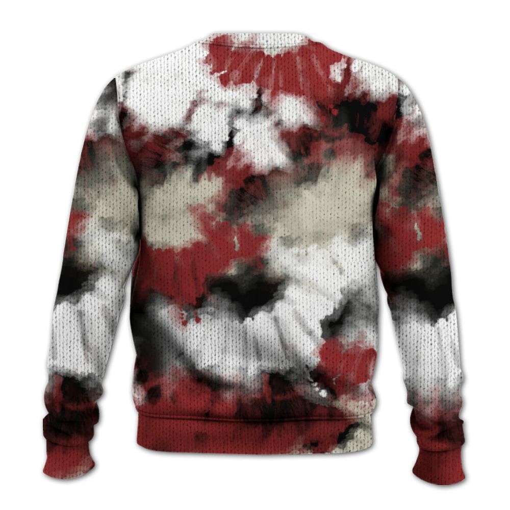 Knitted Sweater To Match High 85 Bred 1s - Tie Dye FK Around Find Out