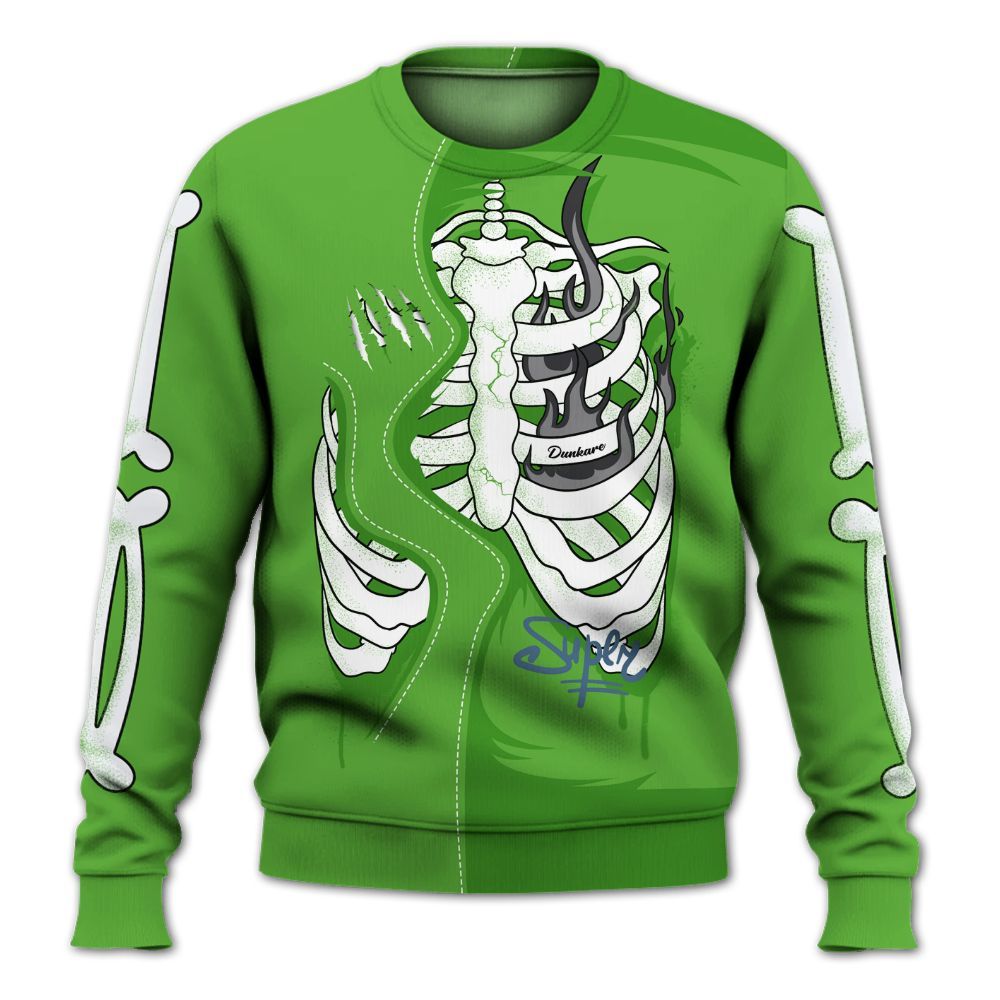 Sweatshirt To Match Retro Green Bean 5s - It's The Kick For Me All Over Print