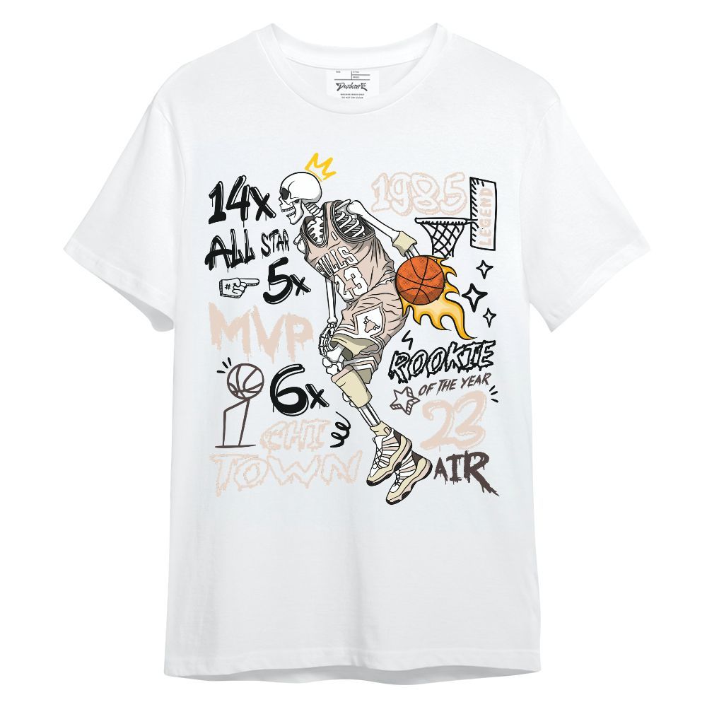 Shirt To Match A Ma Maniere X Fossil Stone 4s - 1985 Legend Skeleton Unisex Shirt