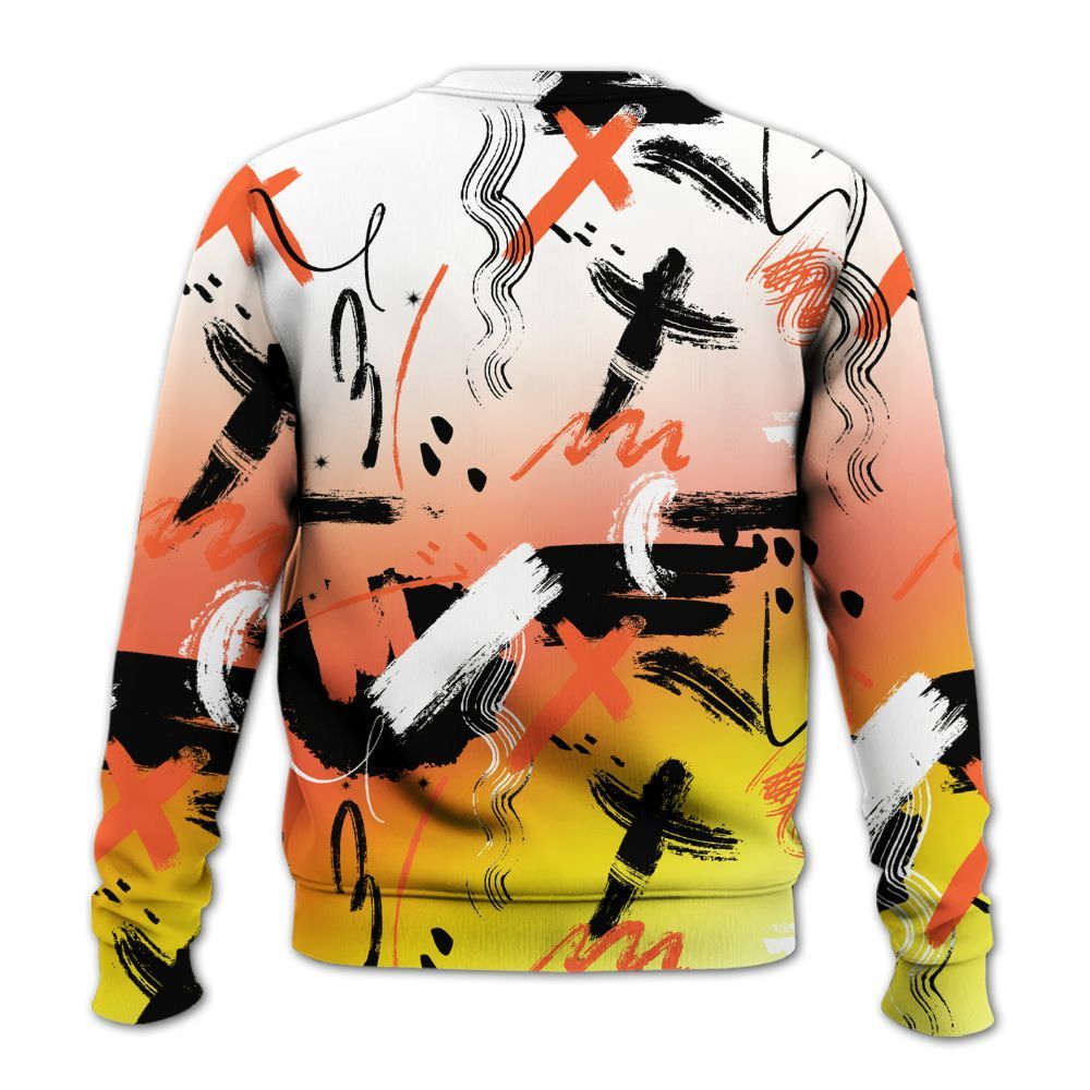 Sweatshirt To Match Dunk High Candy Corn - Money Hustle Grind Pray All Over Print