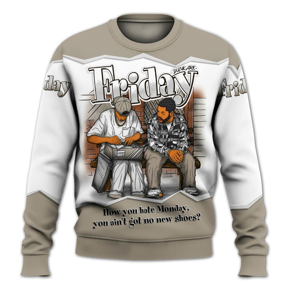 Sweatshirt To Match High OG Khaki 1s - Friday Movie 90s TV All Over Print