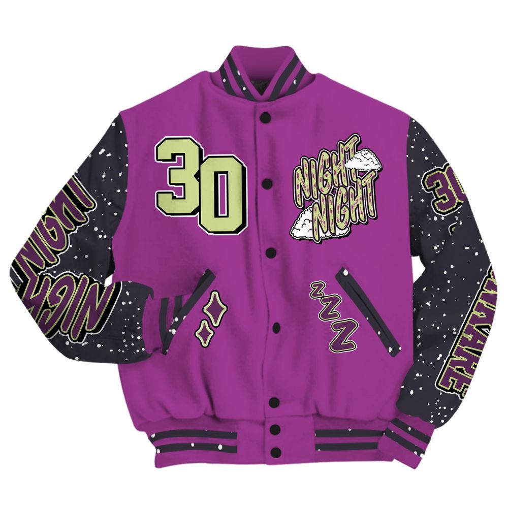 Varsity Jacket To Match Ja 2 Staregazer - Seeya Skeleton All Over Print