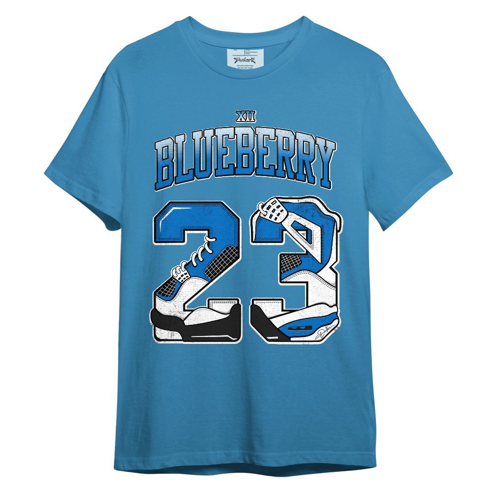 Shirt To Match Blueberry 12s - Number 23 Dirty 4s Unisex Shirt