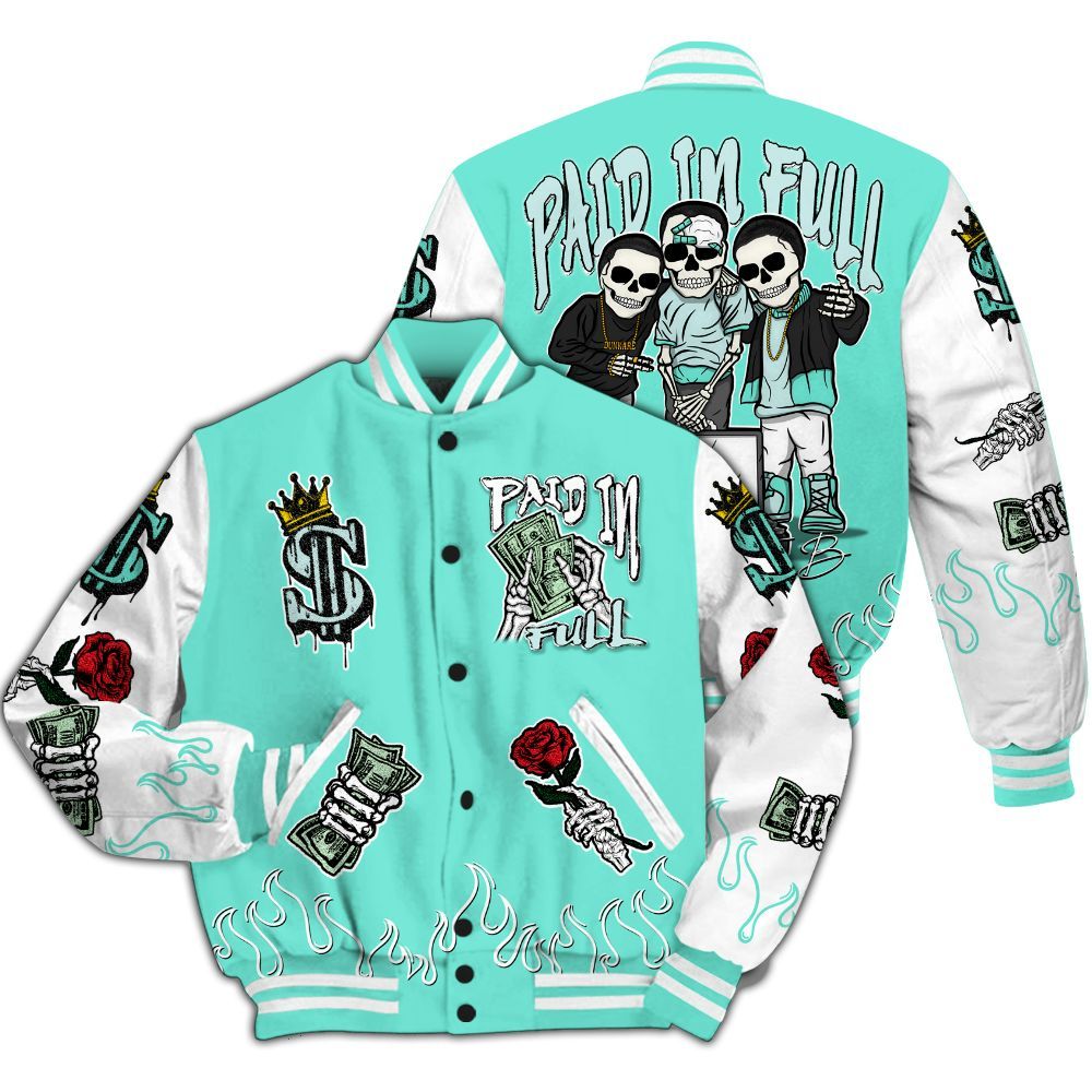 Varsity Jacket To Match Retro Low Igloo 11s - Everybody Paid In All Over Print