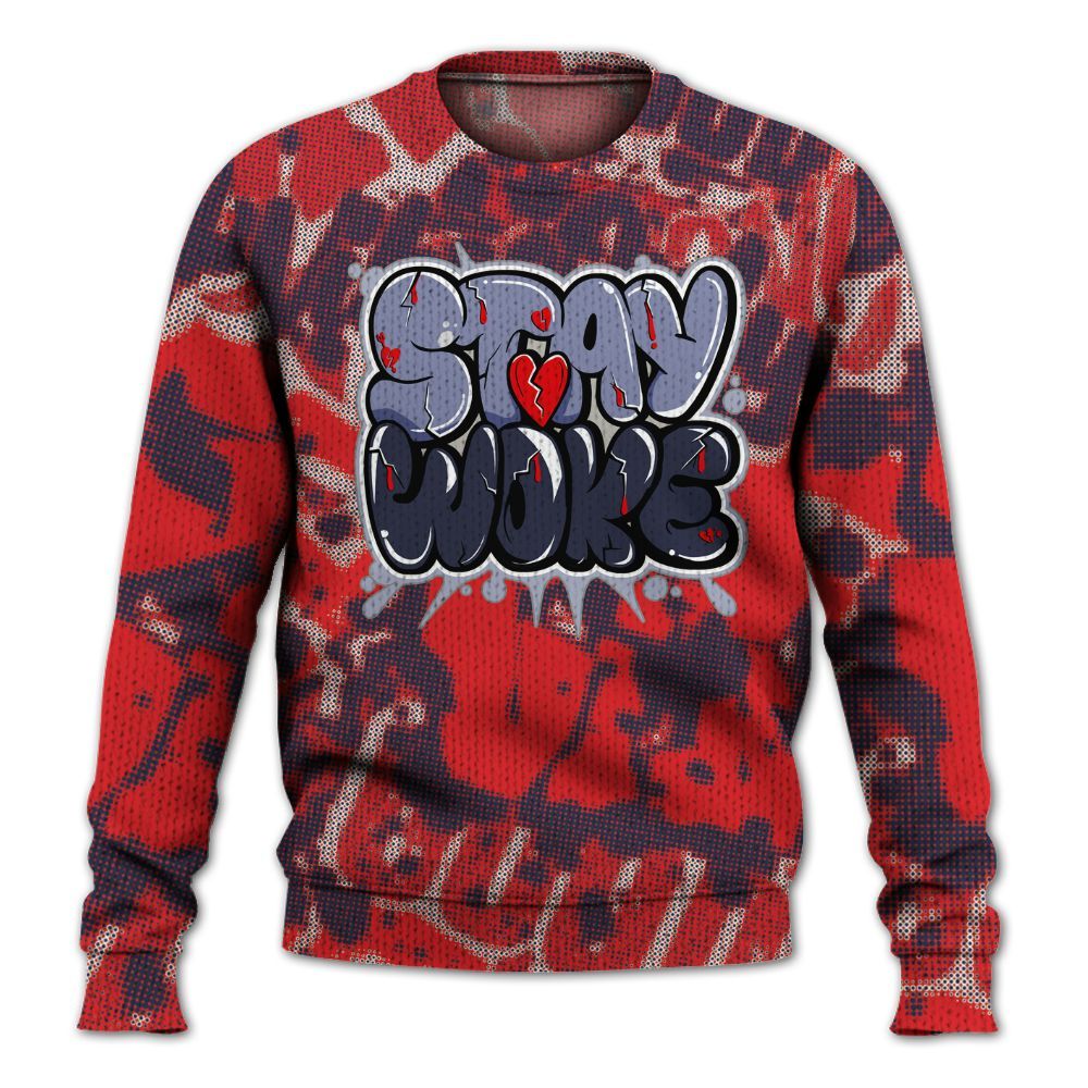 Knitted Sweater To Match Low OG Howard Bison 1s - Stay And Woken Street