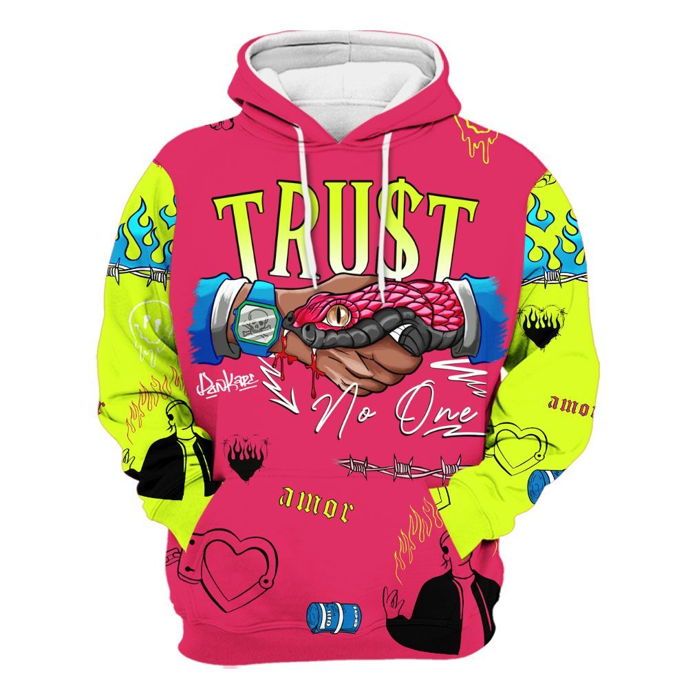Hoodie To Match Ja 3 Kool Aid - Snake Trust No One All Over Print