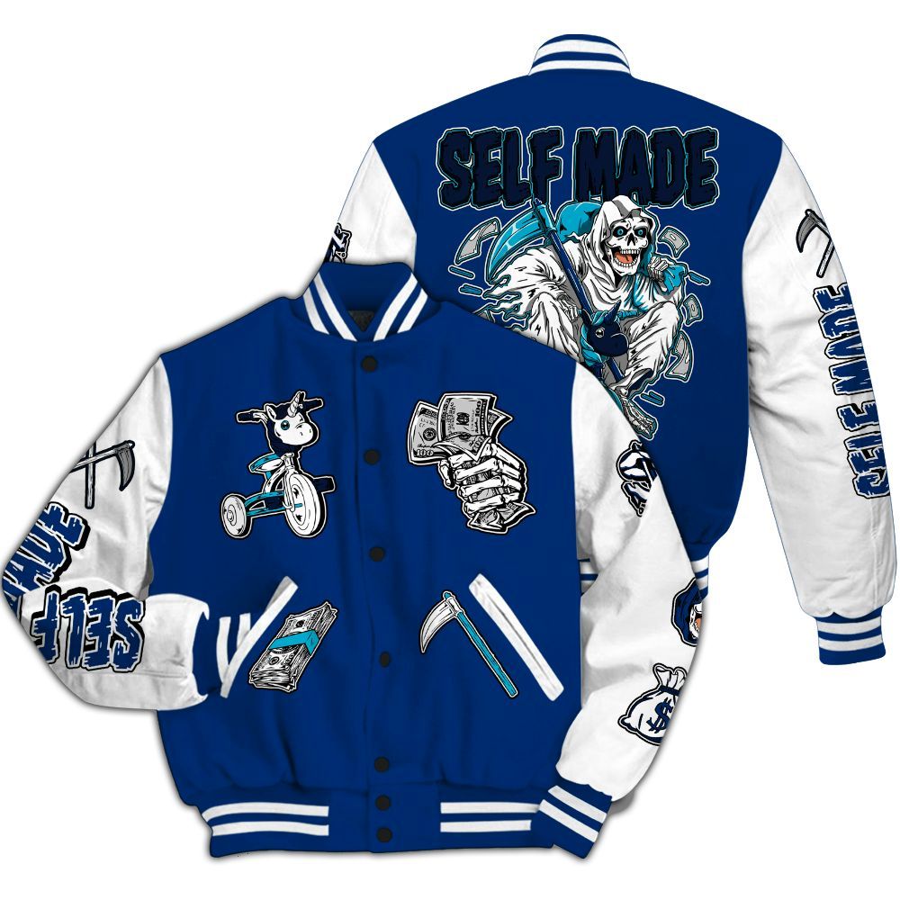 Varsity Jacket To Match Kobe 5 X-Ray - Self Make Skeleton All Over Print