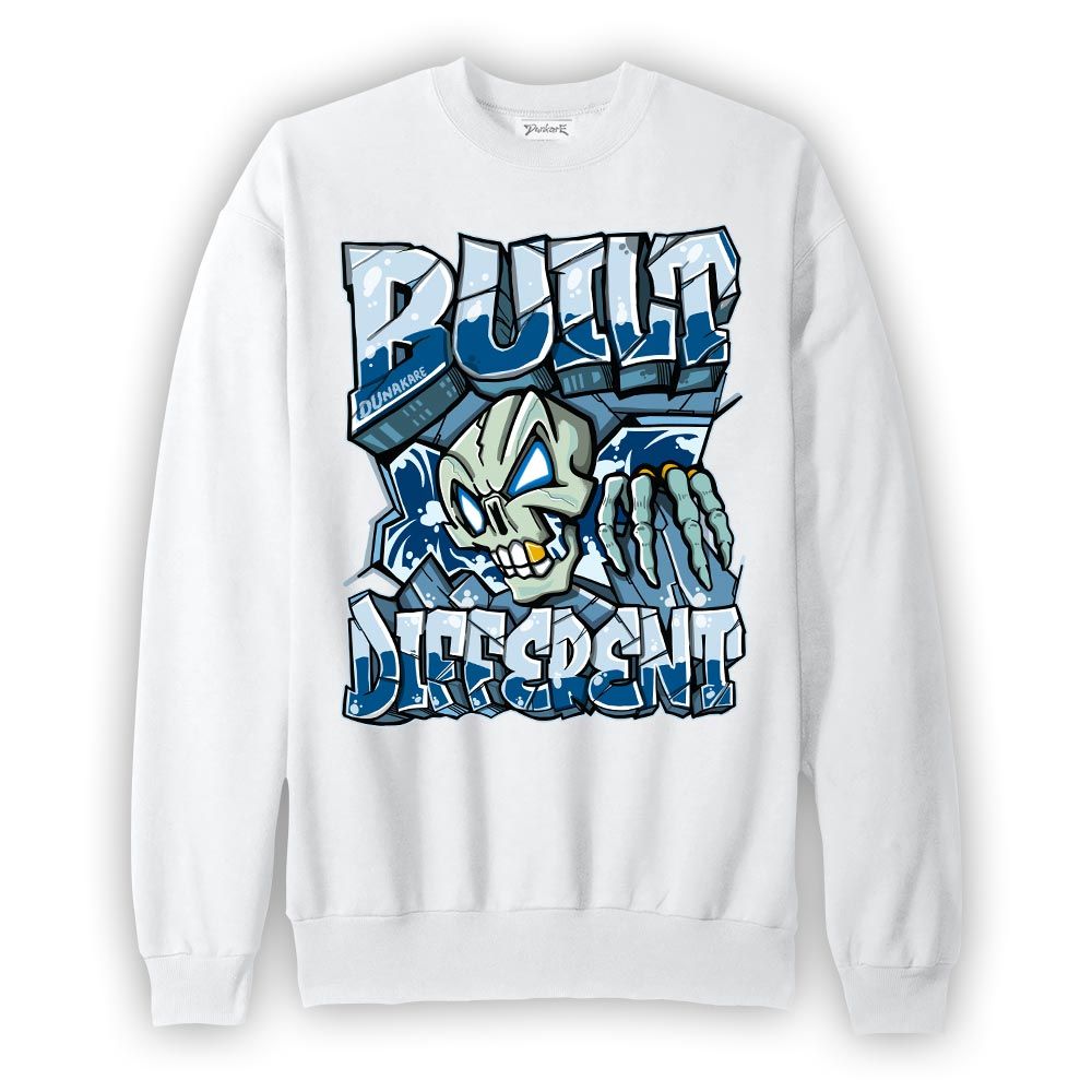 Sweatshirt To match Industrial Blue 4s Sweatshirt - Built Different Graphic Graphic